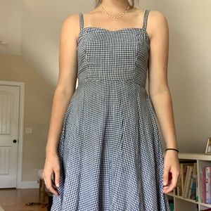 checkered dress